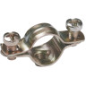 Скоба металлическая двухкомпонентная IEK d14-15мм - CMA12-14-100